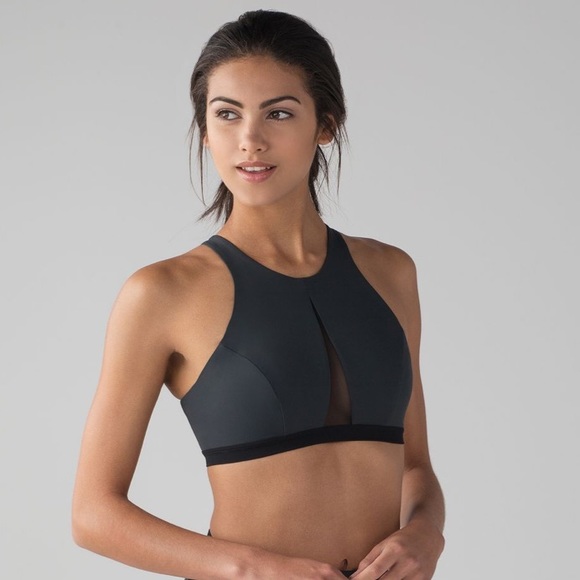 lululemon athletica Other - LULULEMON Mesh Padded Bikini Top / Sports Bra XS